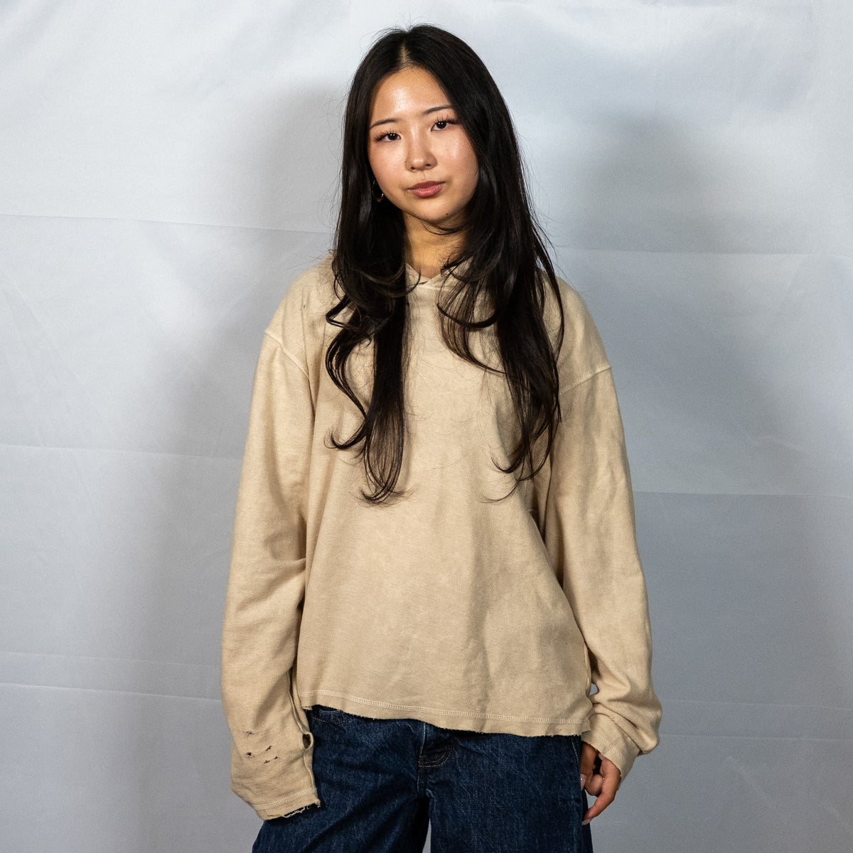 Traditional Korean Crane Hoodie Without Distressing
